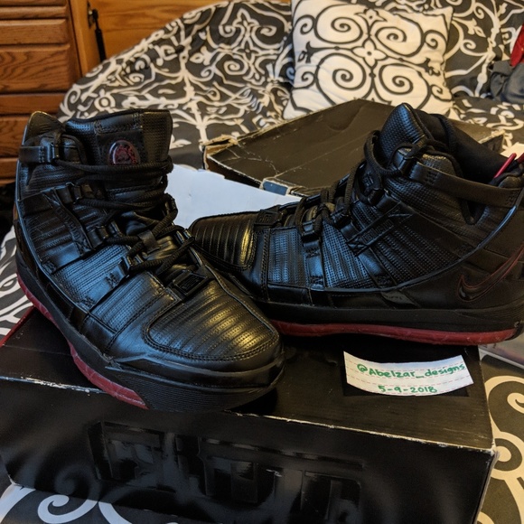 Nike LeBron 3 4 11 12 jersey sz 9 - Picture 5 of 6